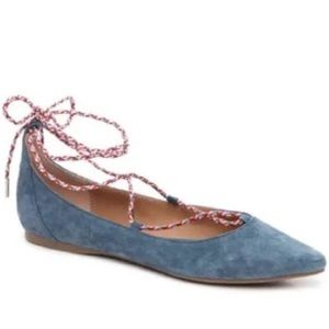 Steven Madden blue flats